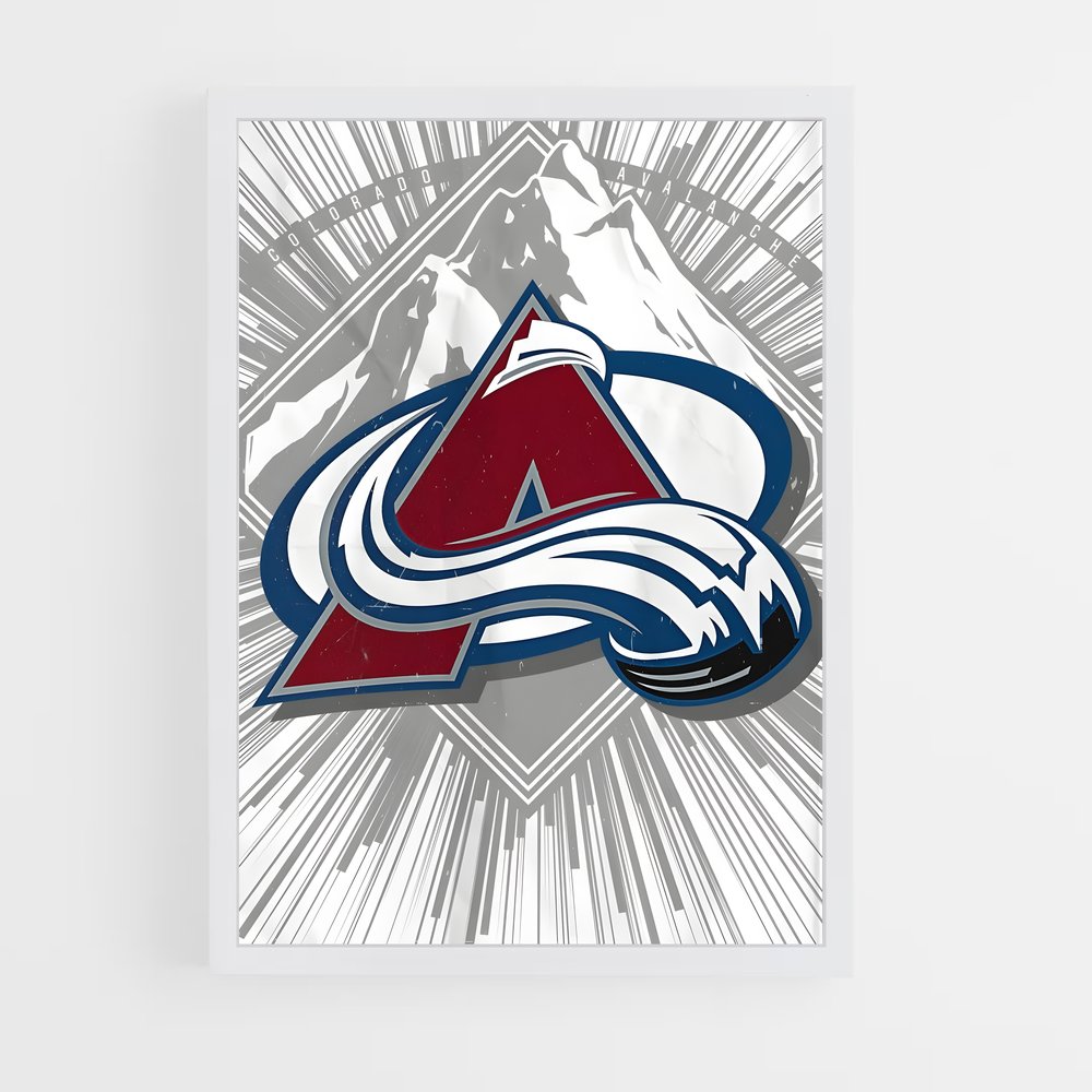 Poster Avalanche Spirit – affiche Hockey sur glace (vue 3)